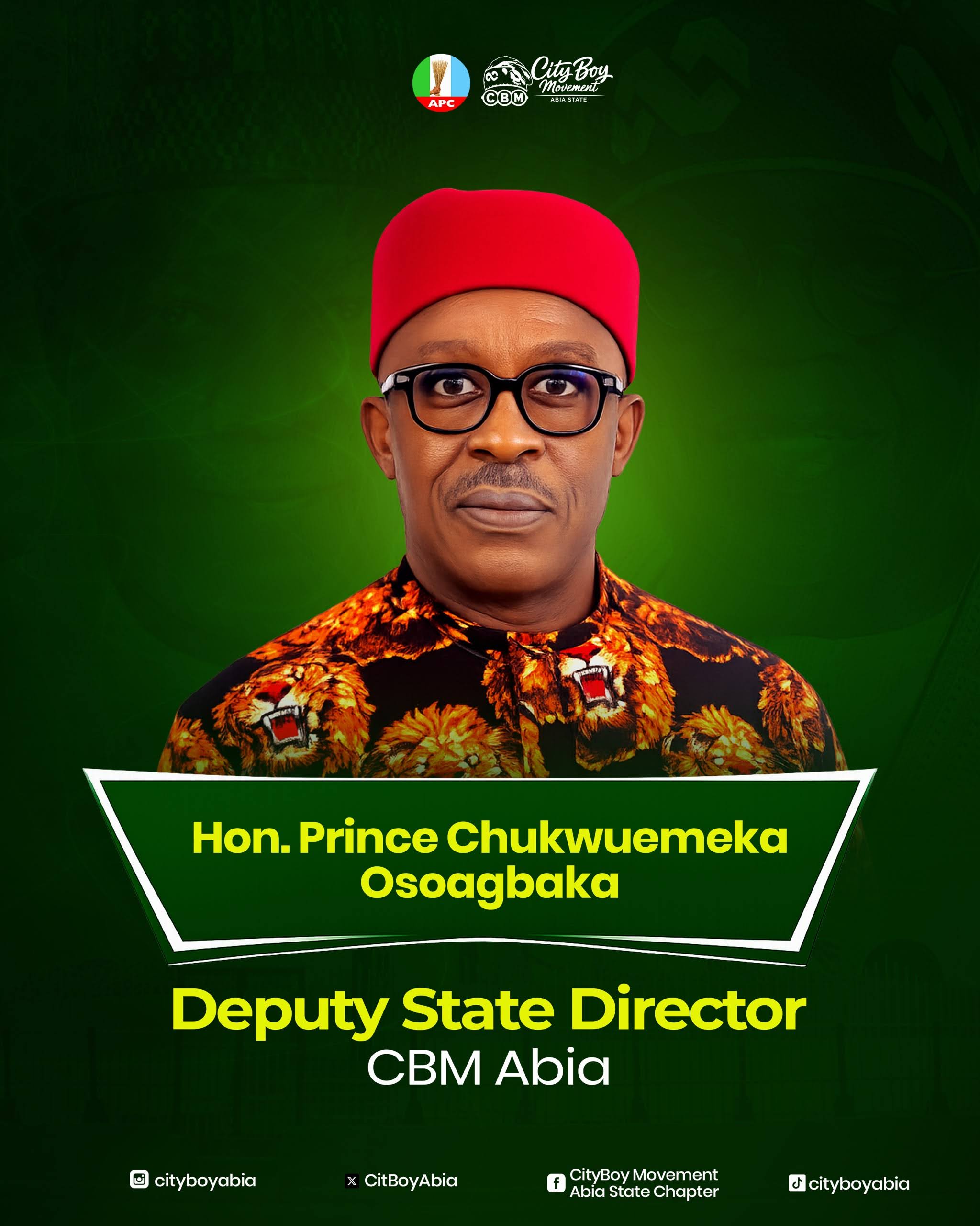 Hon. Prince Chukwuemeka Osoagbaka - Deputy Director