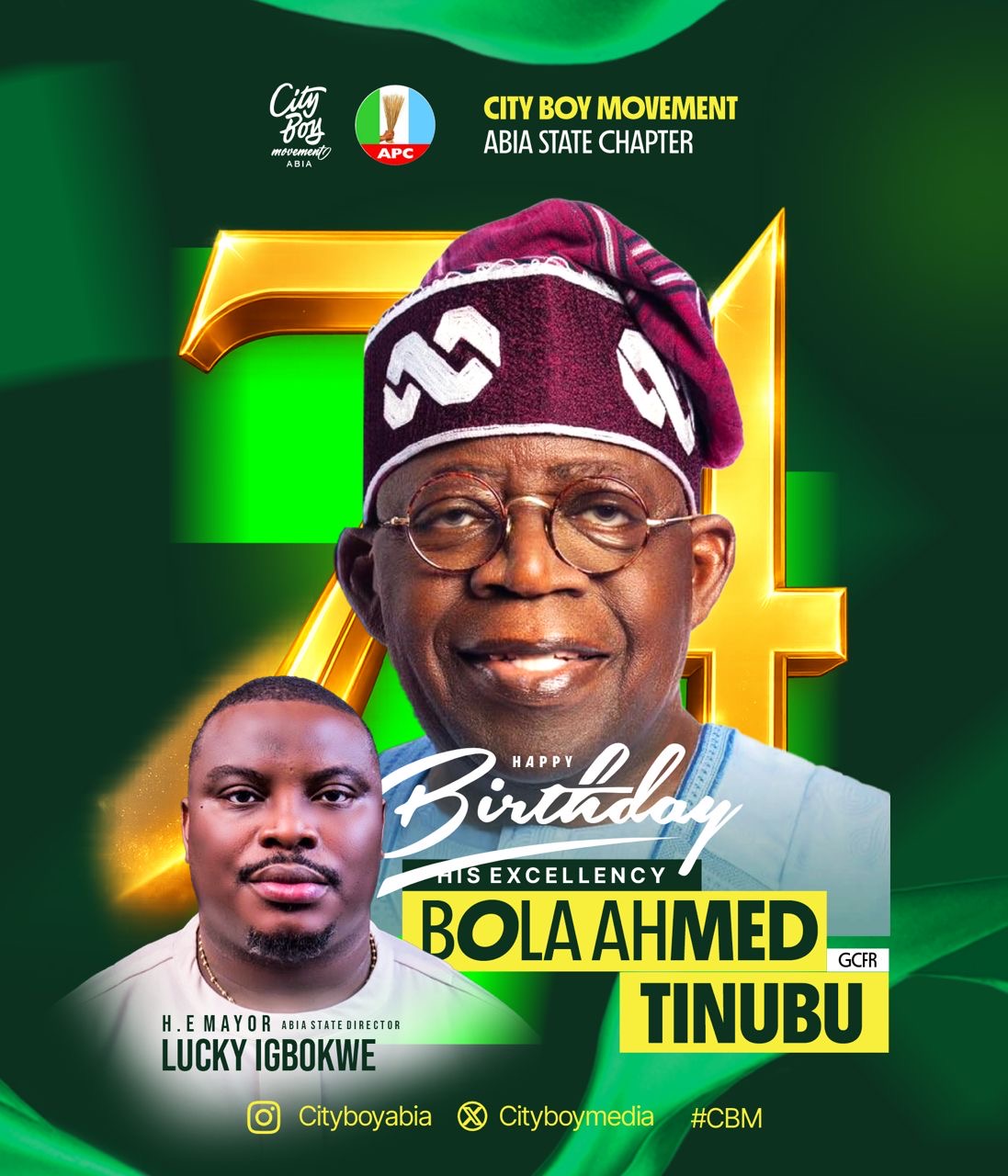 Celebrating President Bola Ahmed Tinubu: A Legacy of Courage, Vision, and Leadership